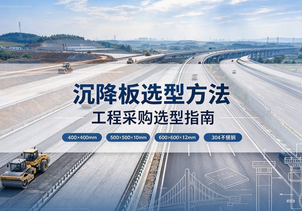 秦皇岛沉降板选择方法